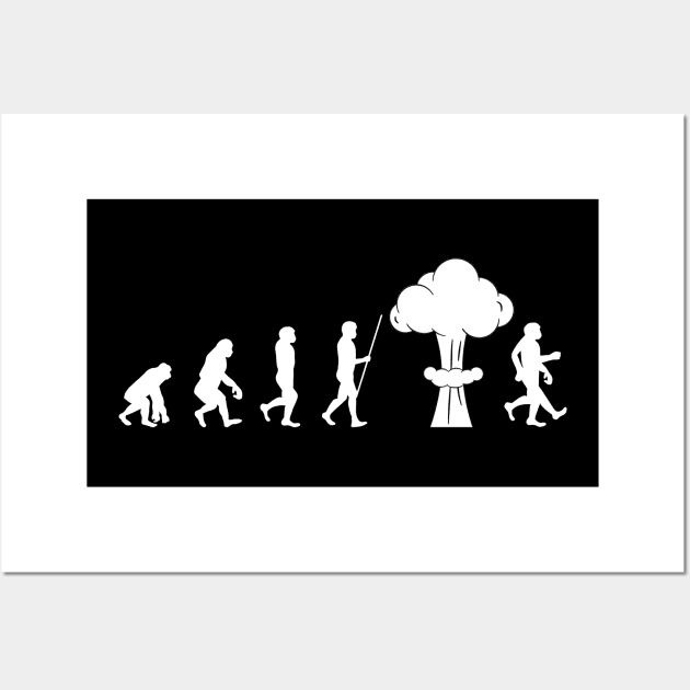Human Atomic Evolution Wall Art by Printadorable